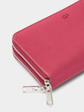 Cartera De Textura Suave Con Cremallera