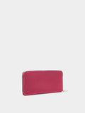 Cartera De Textura Suave Con Cremallera