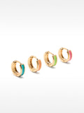 Set De Aros Esmaltados