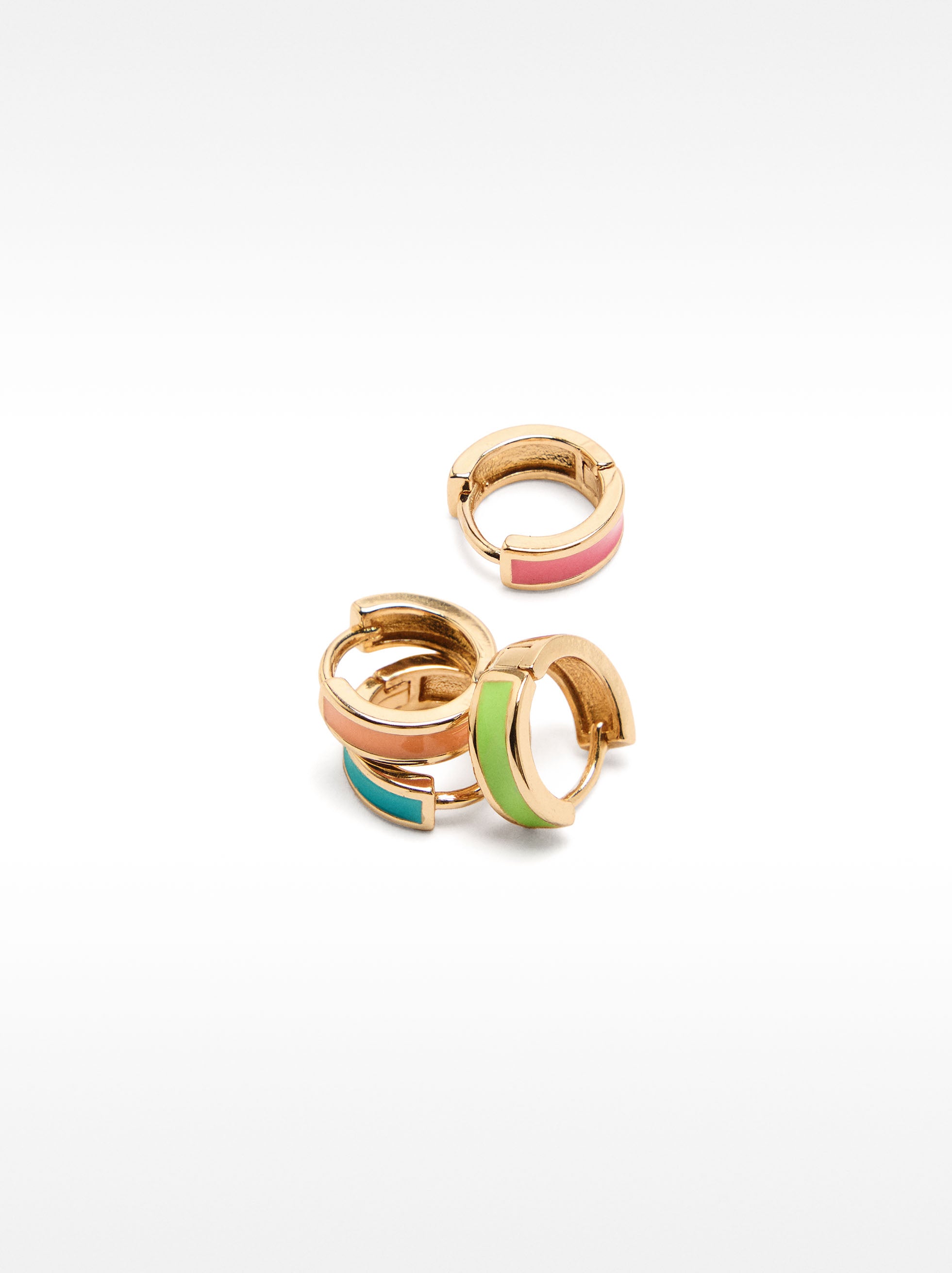 Set De Aros Esmaltados