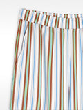 Pantalón Fluido De Rayas