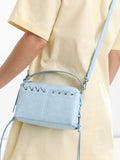 Bolso De Mano Trenzado Con Bandolera