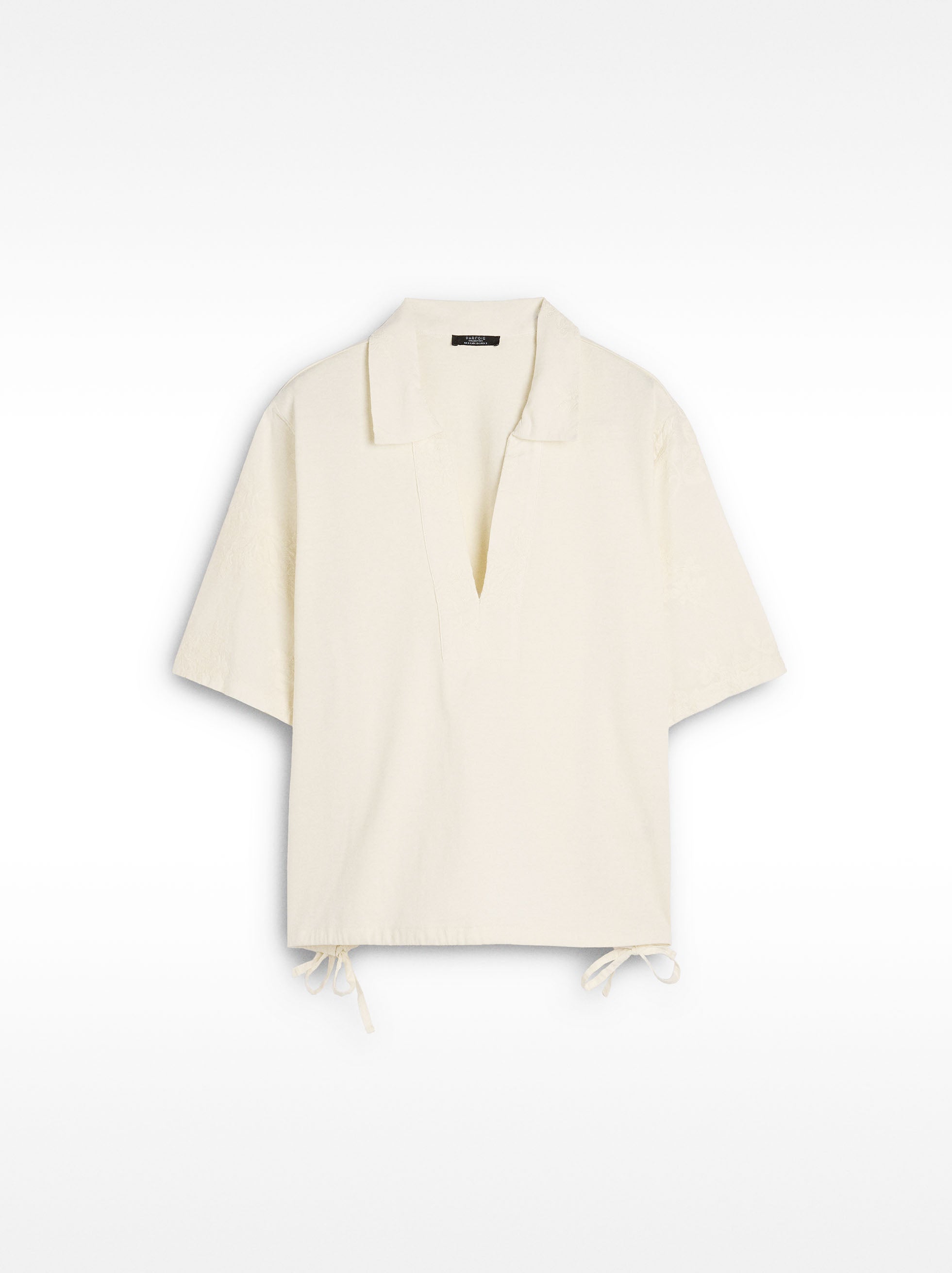 Blusa Con Bordados 100% De Algodón