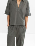 Blusa Con Bordados 100% De Algodón