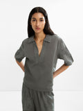 Blusa Con Bordados 100% De Algodón