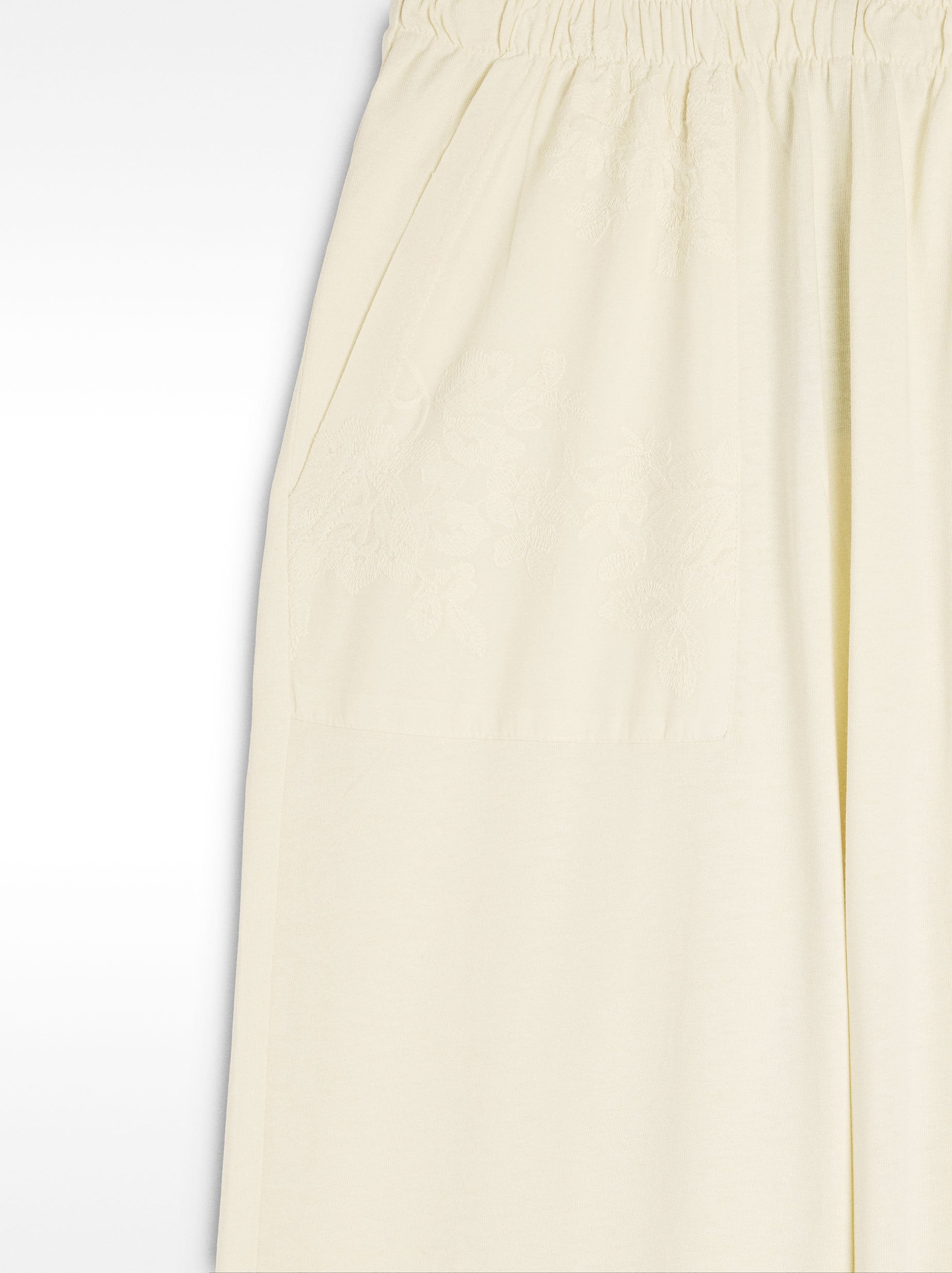 Pantalón 100 % Algodón Con Bordado