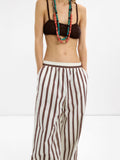 Pantalón De Rayas 100 % Algodón