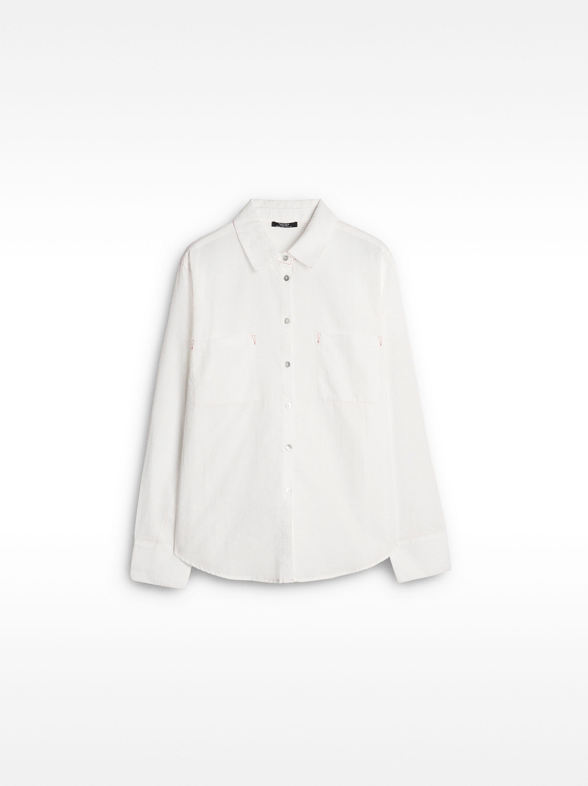 Camisa Semitransparente 100% Algodón