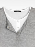 Camiseta Con Botones De Efecto Doble