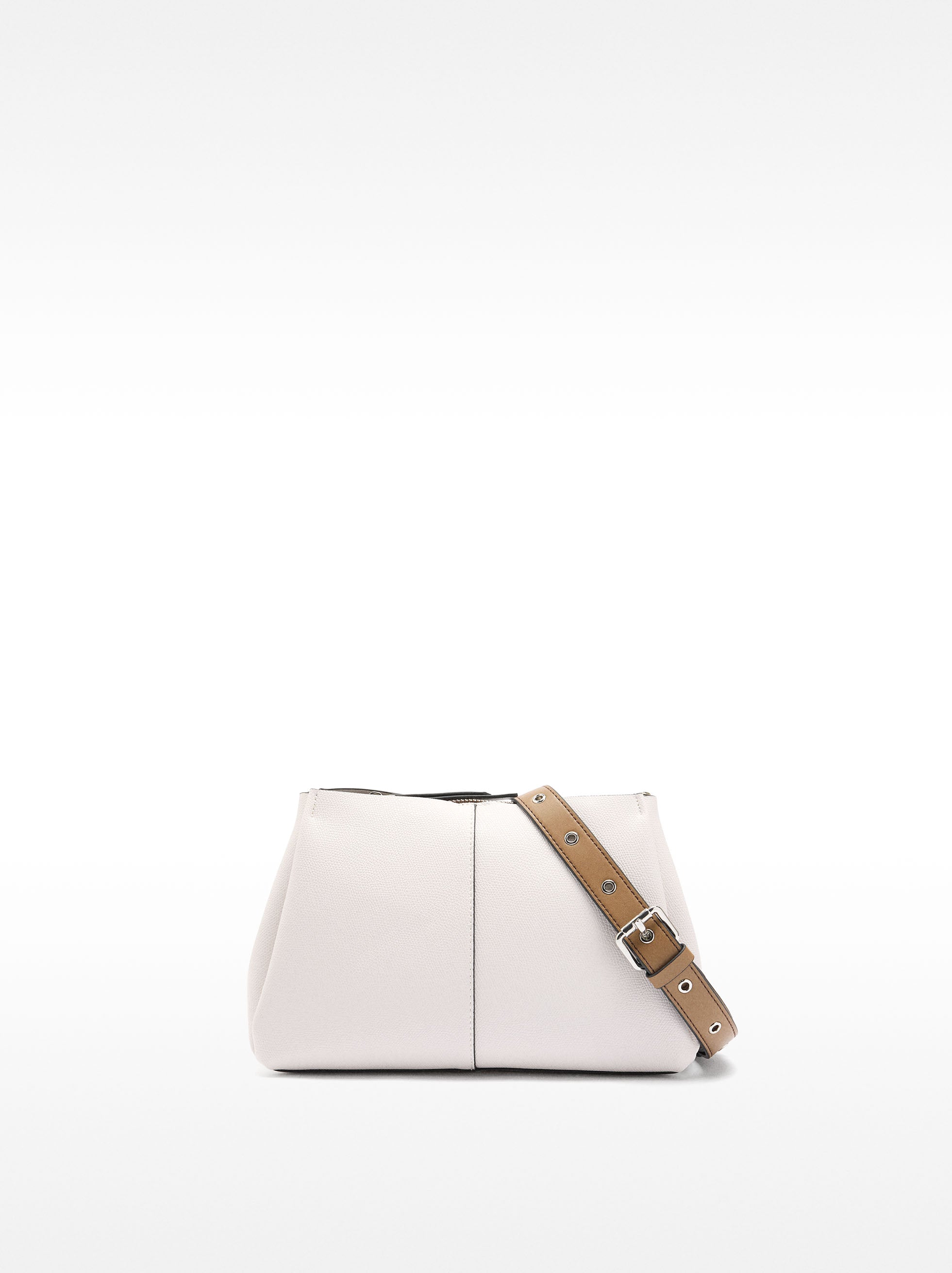 Bolso Bandolera Con Textura
