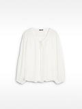Blusa Manga Larga Con Lino
