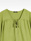 Blusa Manga Larga Con Lino