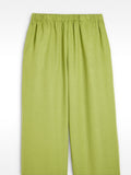 Pantalón Cintura Elástica Con Lino