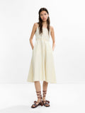 Vestido Midi Con Tirantes