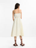 Vestido Midi Con Tirantes