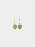Pendientes Redondos De Piedra