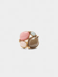 Anillo Con Piedras Multicolor