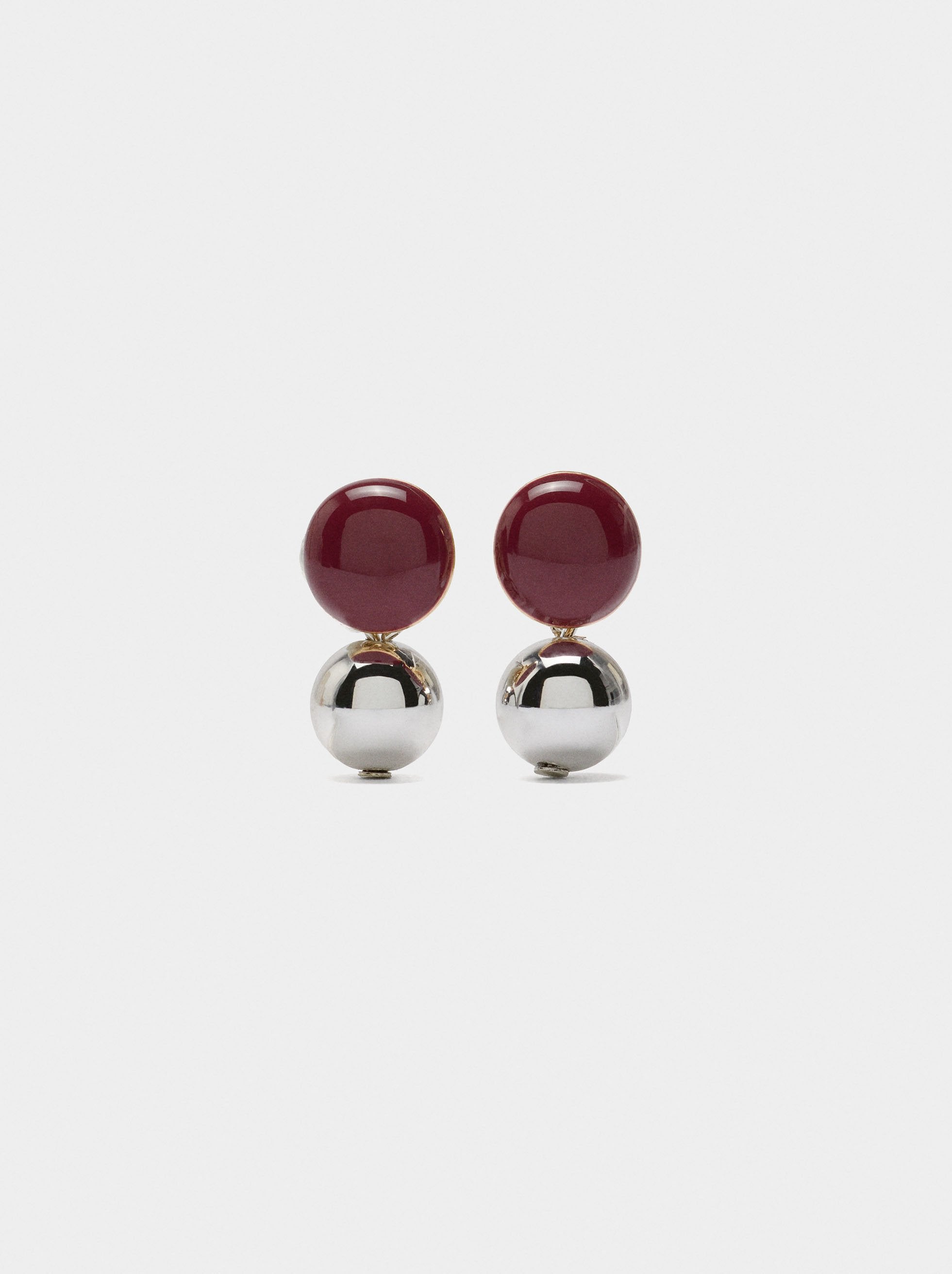 Pendientes Esmaltados Con Esferas