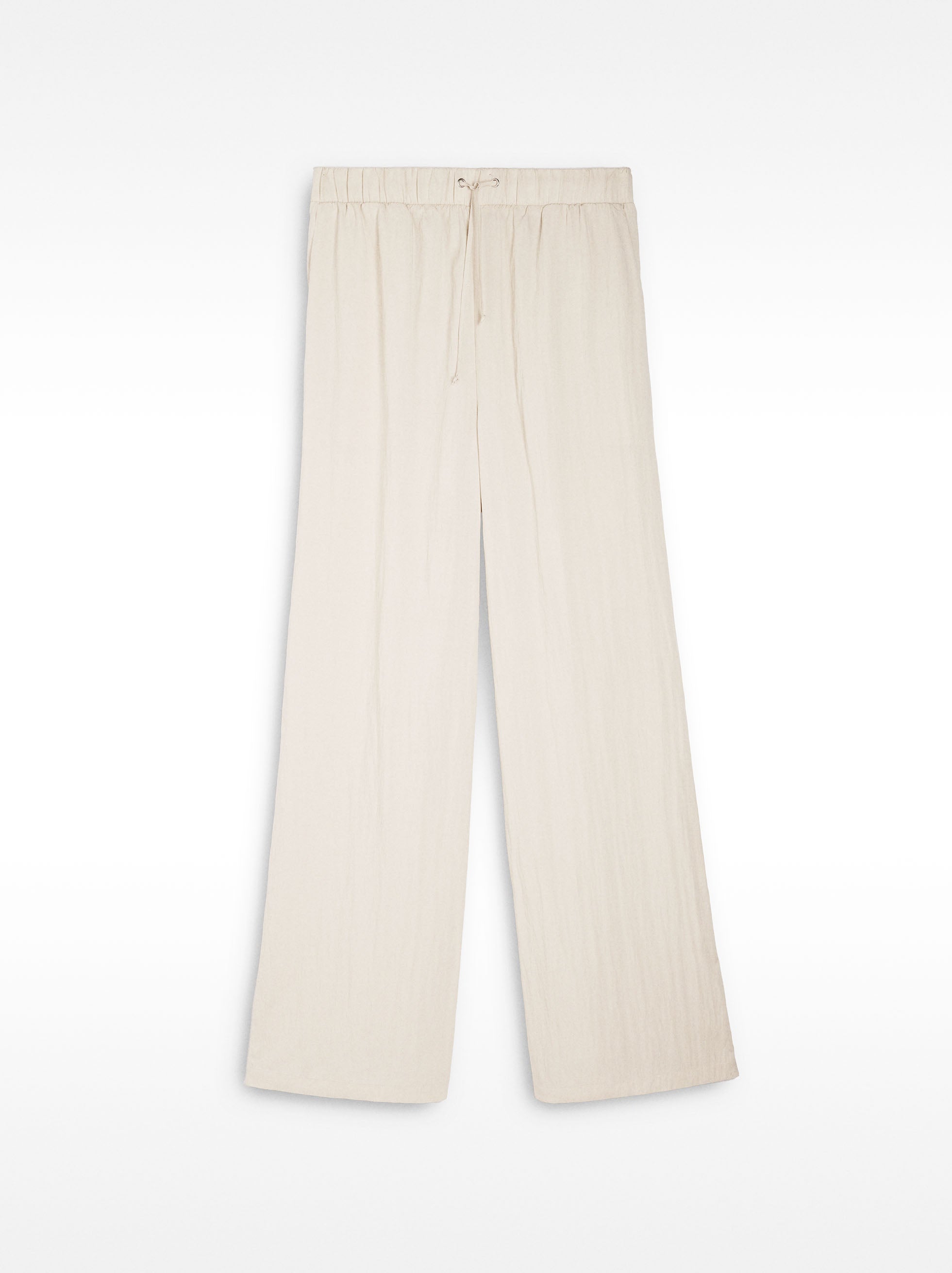 Pantalón Fluido Con Cintura Elástica