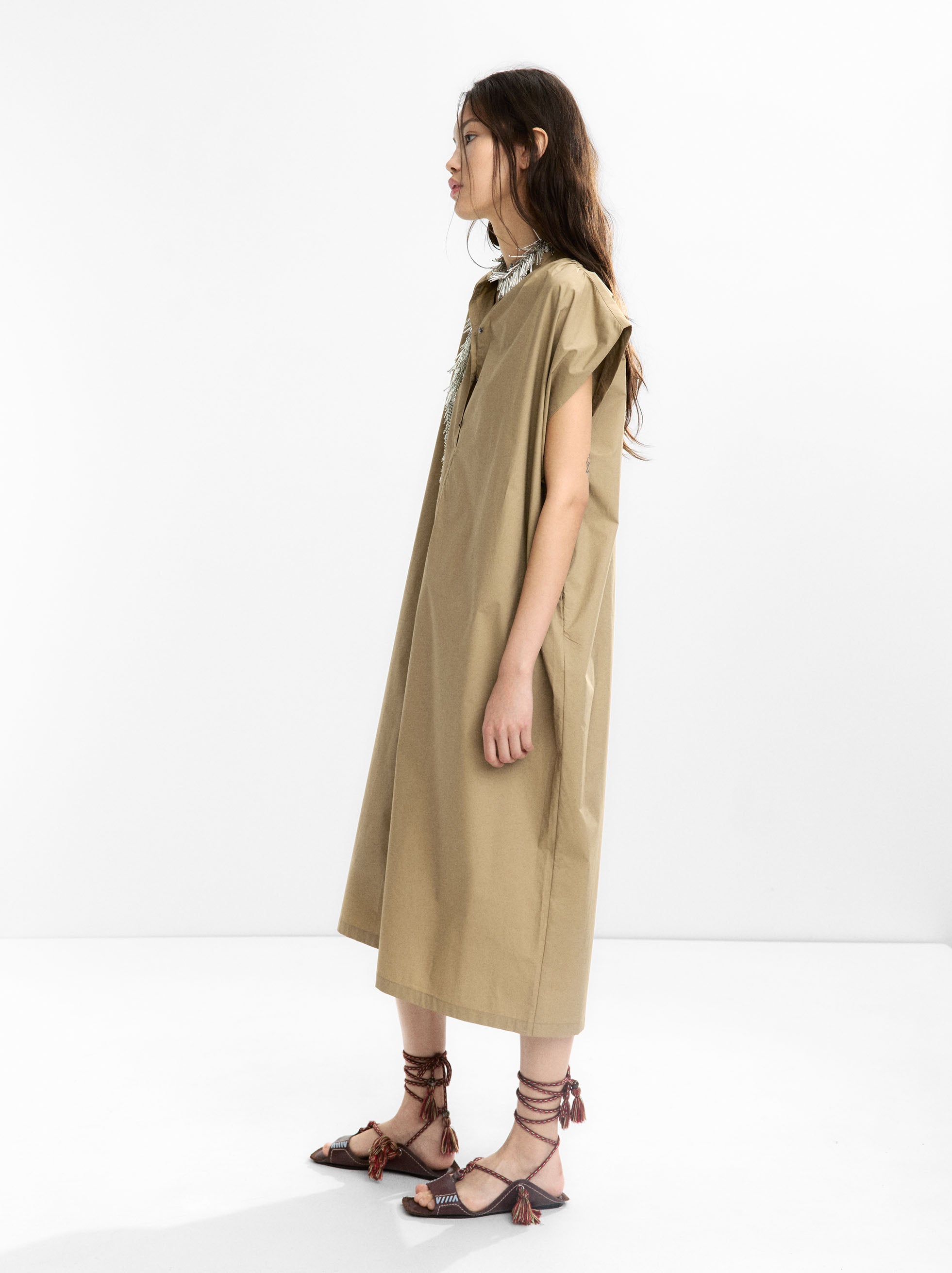 Vestido Midi 100% Algodón