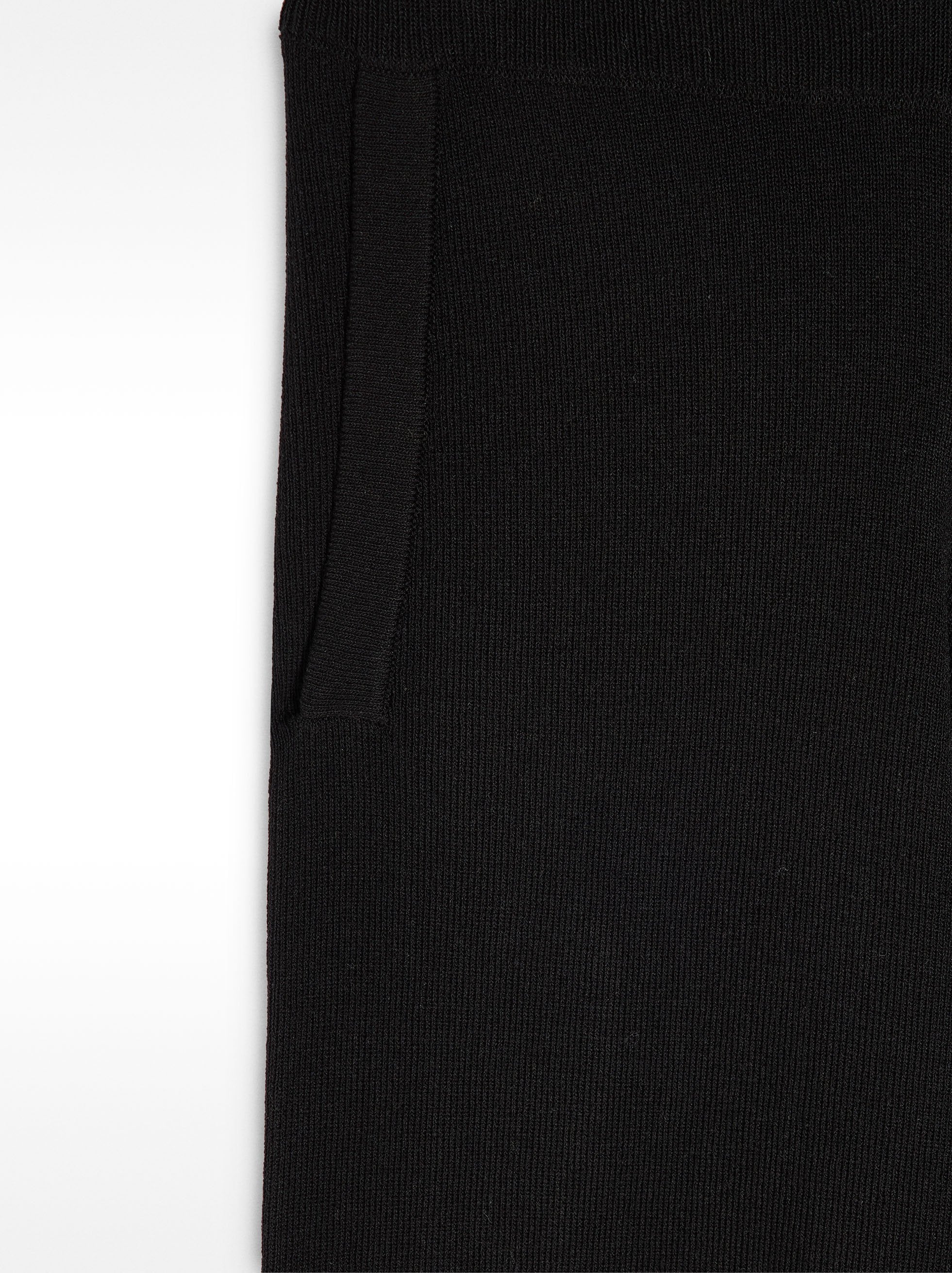 Pantalón De Punto Con Cintura Elástica