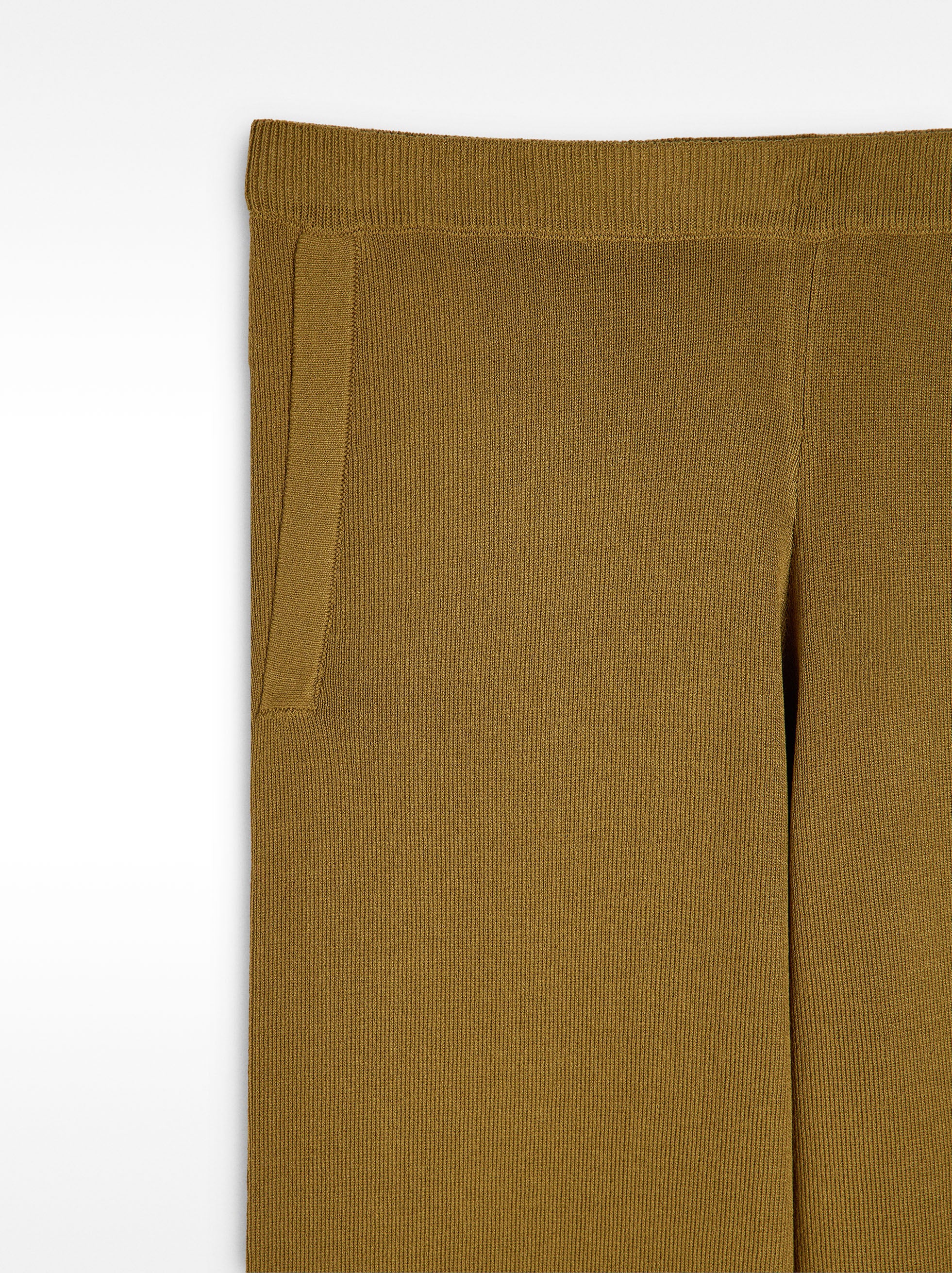 Pantalón De Punto Con Cintura Elástica