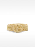Cinturón De Macramé Con Hebilla