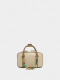 Bolso Tote Rectangular Con Colgante