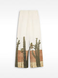 Pantalón Estampado 100 % Lino