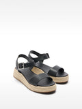 Sandalias De Plataforma Con Hebilla