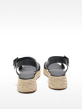 Sandalias De Plataforma Con Hebilla