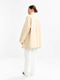 Trench De Algodón Cuello Alto