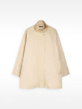Trench De Algodón Cuello Alto