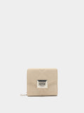Cartera Acolchoada Con Textura Suave