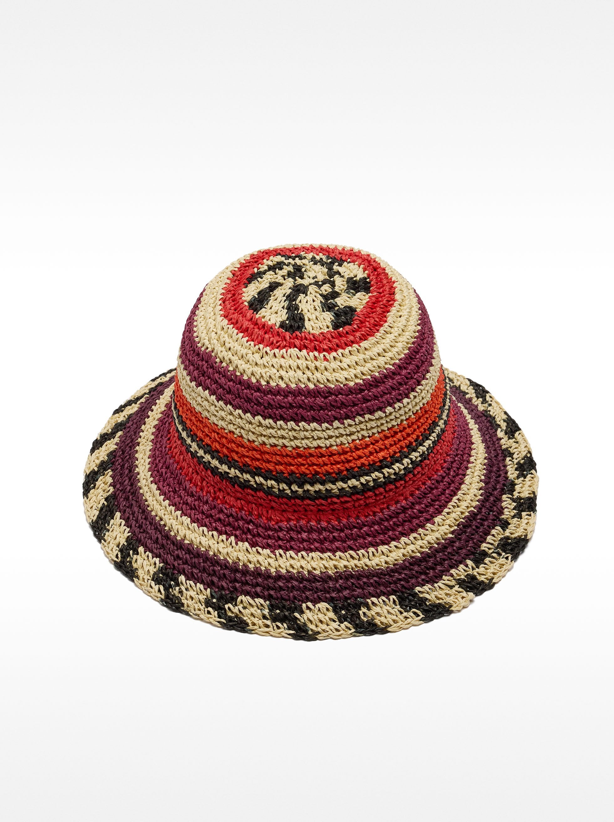 Gorro Bucket Efecto Rafia