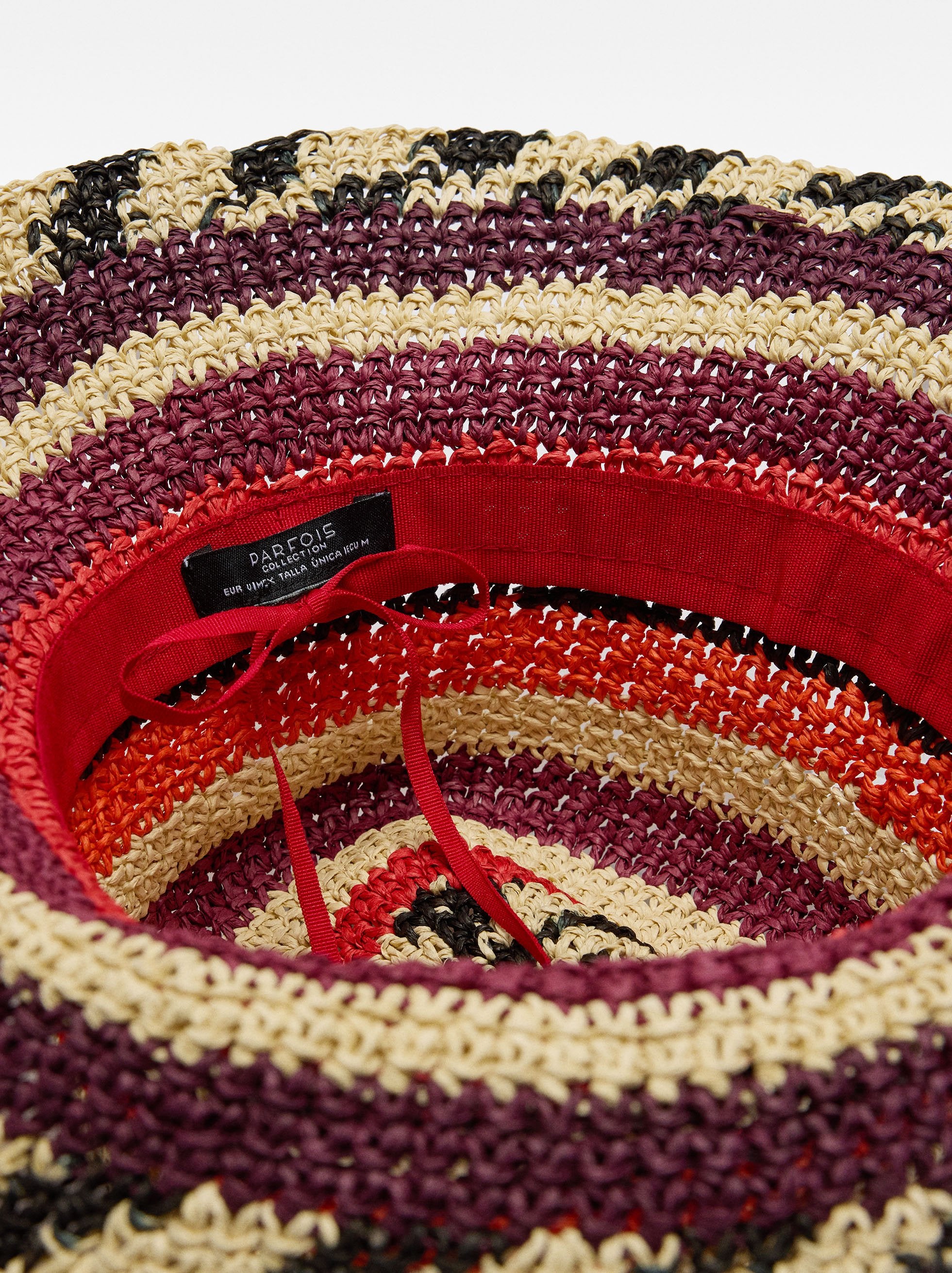 Gorro Bucket Efecto Rafia