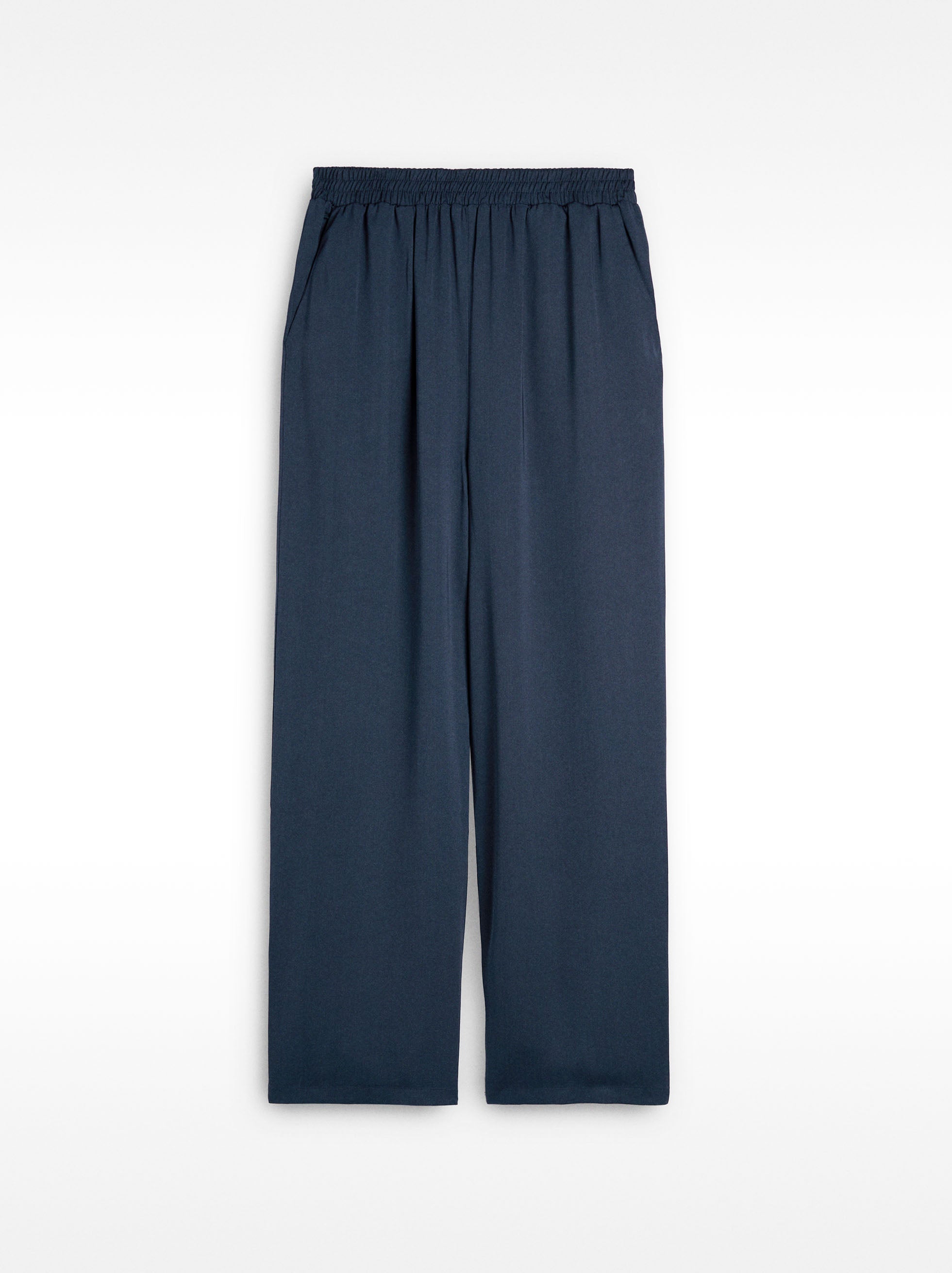 Pantalón Fluido Con Cintura Elástica