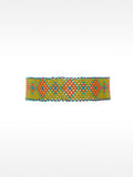 Collar Choker Rombos Con Abalorios