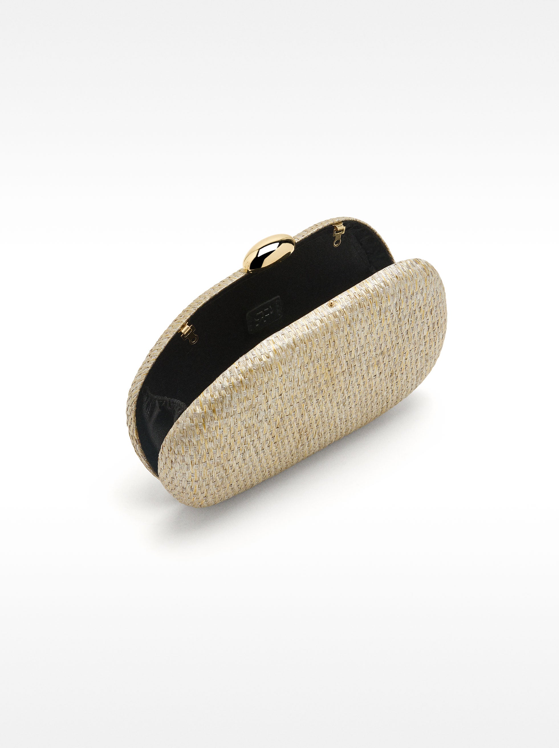 Clutch De Fiesta Efecto Rafia