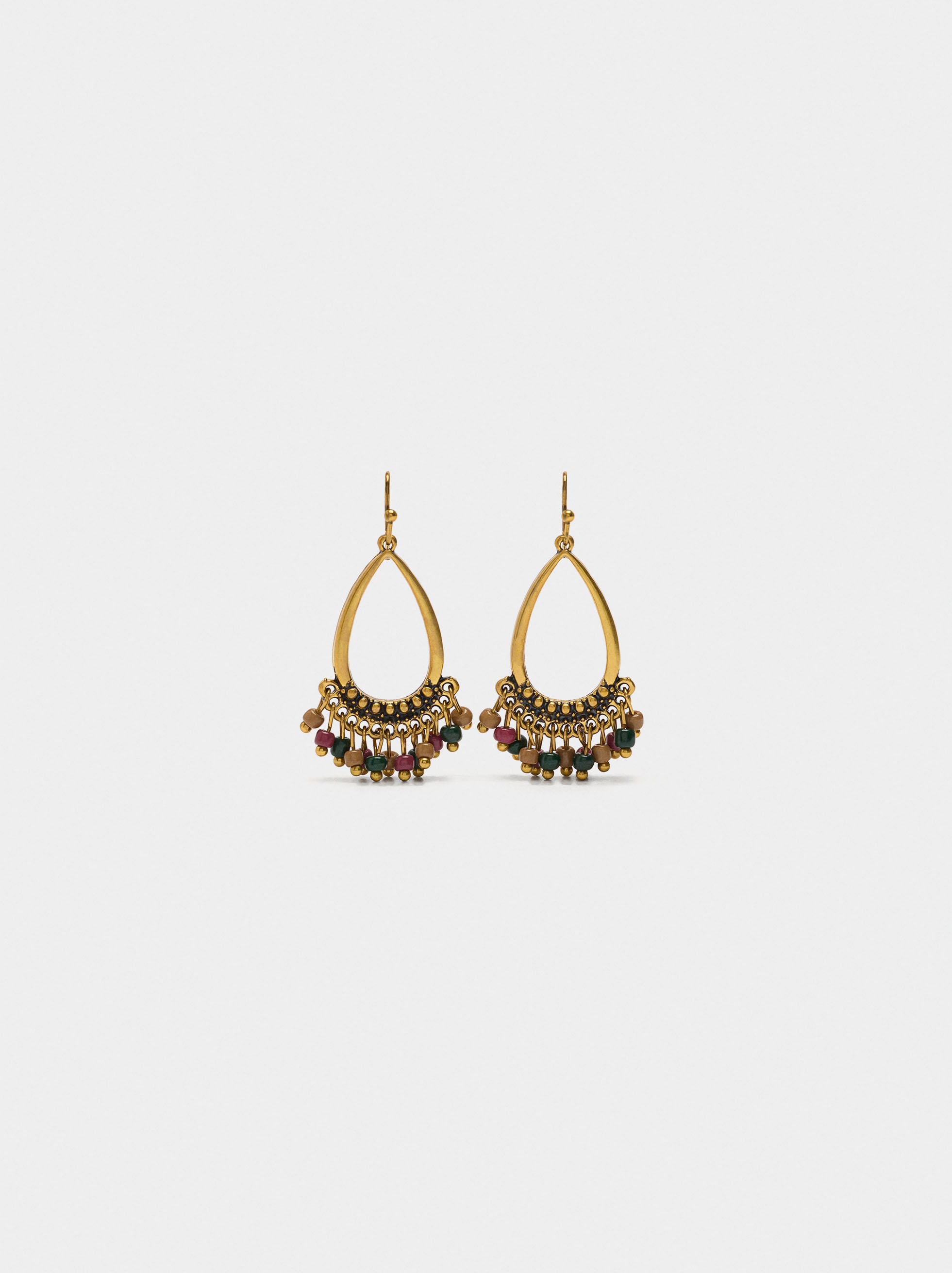 Pendientes Gota De Abalorios