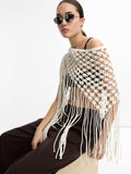 Pareo De Macramé Con Flecos