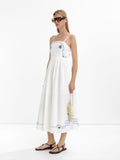 Vestido Largo Con Bordados