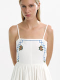Vestido Largo Con Bordados