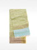 Pashmina De Algodón Con Flecos