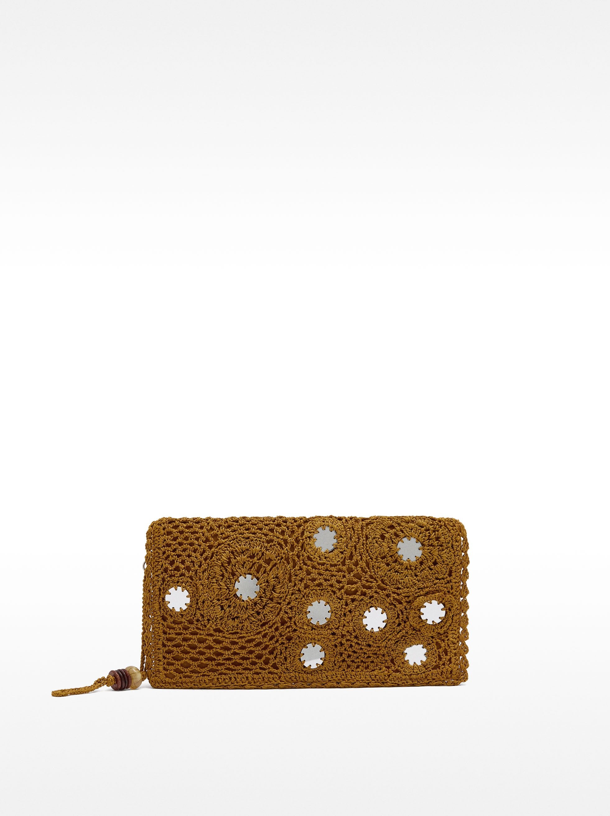 Bolso De Malla Con Efecto Espejo