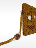 Bolso De Malla Con Efecto Espejo