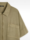 Camisa Con Cremallera Y Bolsillo