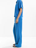 Pantalón Fluido Con Cintura Elástica
