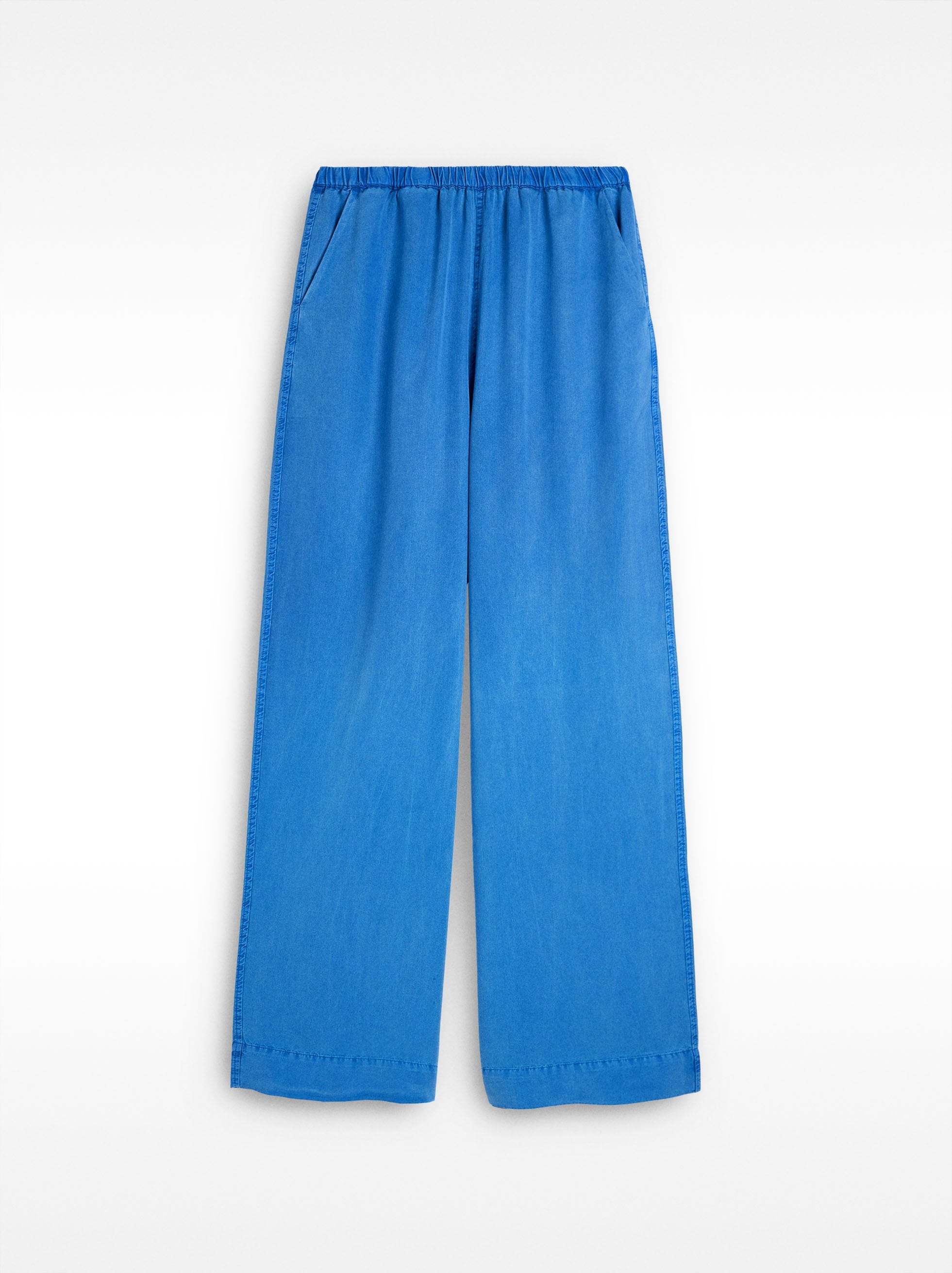 Pantalón Fluido Con Cintura Elástica