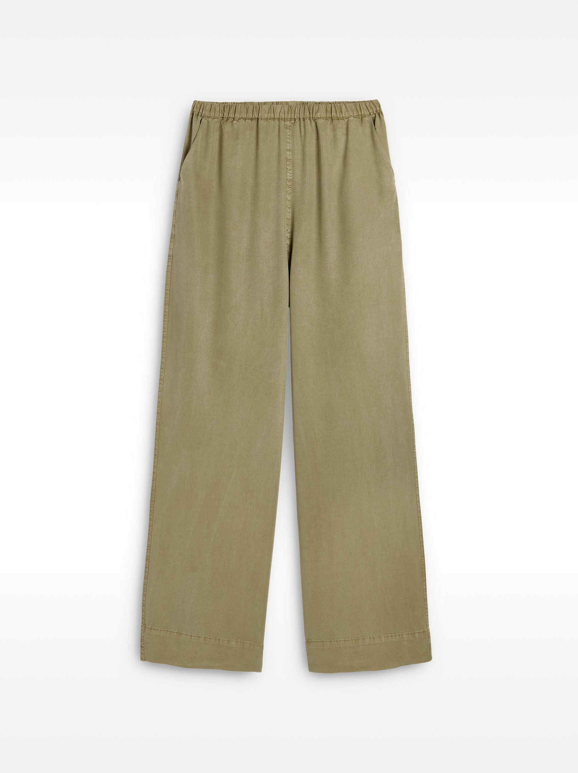 Pantalón Fluido Con Cintura Elástica